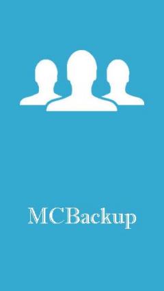 MCBackup - My Contacts Backup