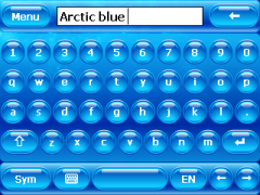 Arctic Blue Skin for SPB Keyboard