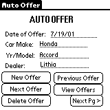 Auto Offer