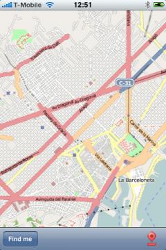 Barcelona Street Map