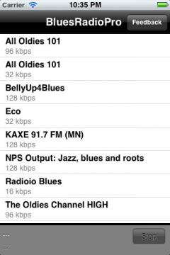 Blues Radio Pro for iPhone/iPad
