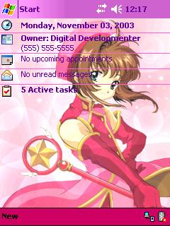 Card Captors Girl Theme for Pocket PC