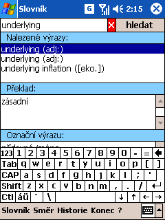Kapesni Slovnik (Czech Pocket Dictionary)