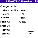 EHP500 AMU calculator