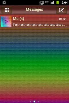 GO SMS PRO Theme Color Pixel 2