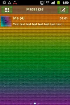 GO SMS Theme Color Pixel