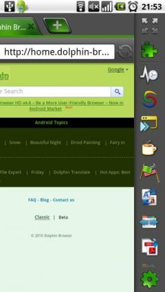 Google Similar Page Add-on for Dolphin Browser HD