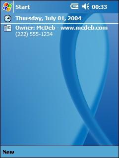 Just Blue Theme for Pocket PC