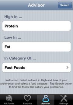 Nutrition Complete for iPhone/iPad