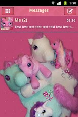 GO SMS PRO Theme Pony Theme
