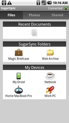 SugarSync (Android)