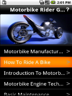 Motorbike Rider Guide