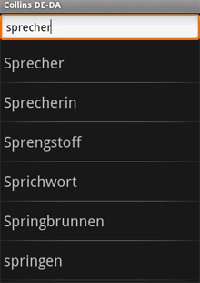 Collins Mini Gem German-Danish & Danish-German Dictionary (Android)