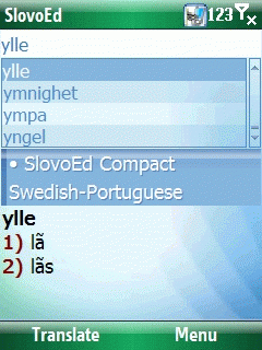 SlovoEd Compact Portuguese-Swedish & Swedish-Portuguese dictionary
