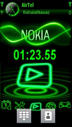 Digital Nokia Clock