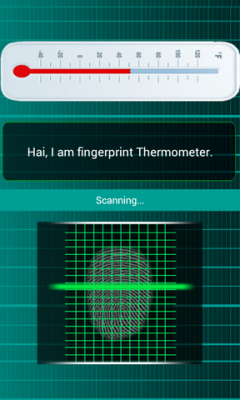 Fingerprint Thermometer