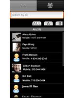 e-Mobile Contacts (Android OS 1 - 1.6)