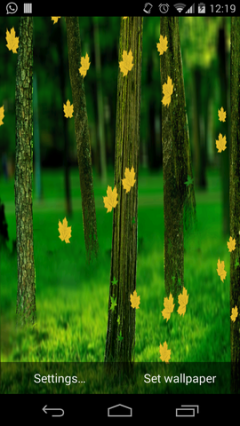 Green Forest Live Wallpaper