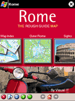 Rough Guides Map Rome