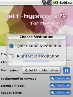 Self-hypnosis for Meditation