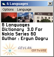 6 Languages Dictionary For Nokia Series 60