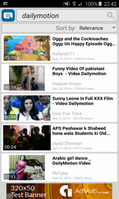Quick Dailymotion Search & Widget