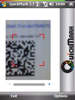 QuickMark barcode reader