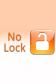 No lock
