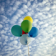 Sky with balloons Live Wallpaper