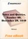 Notes and Queries, Number 09, December 29, 1849 for MobiPocket Reader