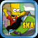 Bart Simpson Skate boarding