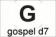 gospel d7