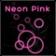 Keyboard Neon Pink