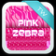 Keyboard Pink Zebra Theme