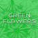 Keyboard Green Flowers