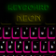 Keyboard Background Neon