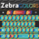 Zebra Keypad Skin Colors