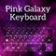 Pink Galaxy Keyboard