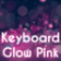 Keyboard Glow Pink