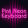 Pink Neon Keyboard