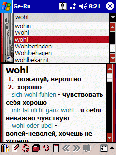 Russian-German and German-Russian dictionary MultiLex