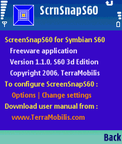 ScreenSnap S60 3rd Edition