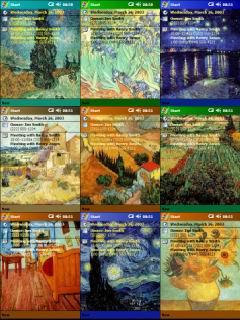 Impressionist Paintings Themes: Van Gogh - 10 pack! (Connexion Themes)